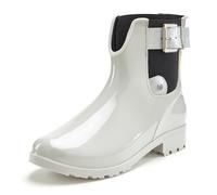 Gummistiefelette VIVANCE, Damen, Gr. 36, grau, Obermaterial: 100% PVC. Futter: 100% Textilmaterial. Decksohle: 100% Textilmaterial. Laufsohle: 100% Synthetik, unifarben, glänzend, casual, Schuhe Chels