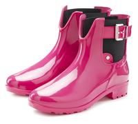 Gummistiefelette VIVANCE, Damen, Gr. 36, pink, Obermaterial: 100% PVC. Decksohle: 100% Textilmaterial. Futter: 100% Textilmaterial. Laufsohle: 100% Synthetik, glänzend, unifarben, Basic, Schuhe Chelse