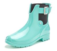 Gummistiefelette VIVANCE, Damen, Gr. 41, blau (türkis), Obermaterial: 100% PVC. Futter: 100% Textilmaterial. Decksohle: 100% Textilmaterial. Laufsohle: 100% Synthetik, unifarben, glänzend, casual, Sch