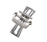 GUMMMY Für Blancpain Fifty Fathoms 50 Findet Nylon Leder Uhr mit Tourbillon Flyback Chronograph Solide Faltschließe, silber, 20 mm