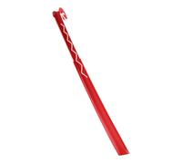 Gungtj Schuhlöffel mit langem Griff, extra, ergonomisch, mit komfortablem Griff, stabiles Metall-Schuhhelfer für Senioren, Schuhanziehhilfe, 60,3 x 4,7 cm, mehrfarbig, rot, Refer to description