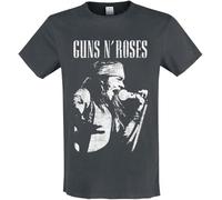 Guns N' Roses Amplified Collection - Axl Live Profile Männer T-Shirt Charcoal XL
