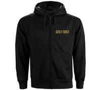 Guns N' Roses Herren Classic Logo (Back Print) Kapuzenpullover, Schwarz (Black Black), Medium