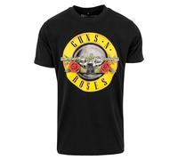 Guns n Roses Herren T-Shirt Classic Logo Tee, Farbe schwarz, Rundhals, Größe M