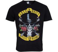 Guns N' Roses T-Shirt mit Top Hat Skull Print in schwarz M