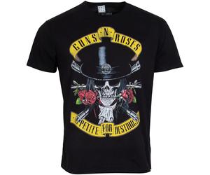 Guns N' Roses T-Shirt mit Top Hat Skull Print in schwarz M