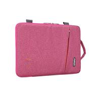 GUOCU Laptop Sleeve Case Notebook Hülle Schutzhülle Tasche Schutzabdeckung Laptoptasche für HP Stream / 2017 Lenovo ThinkPad X1 Yoga/ThinkPad A475 Laptop，Rosa,13"(35X25X3cm)