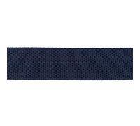Gurtband-40 mm-Polypropylen-50 cm-Meterware in 23 Farben (Dunkelblau-21014)