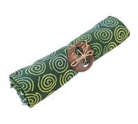 GURU SHOP Bali Batik Sarongkleid, Wickelrock, Sarong, Strand Tuch mit Sarongschnalle - Grün/2, Herren/Damen, Synthetisch, 160x100 cm