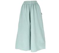 GURU SHOP Bequeme Palazzohose, Weite Marlenehose, Boho Schlaghose, Hosenrock - Aqua, Damen, Size:XL