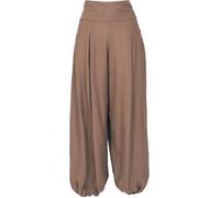 GURU SHOP Boho Pluderhose, Muckhose, Haremshose - Khaki, Damen, Synthetisch, Size:S/M