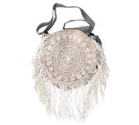 GURU SHOP Boho Schultertasche, Hippie Tasche, Upcycling - Modell 2, Unisex - Erwachsene, Baumwolle, 33x33x30 cm