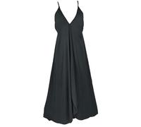 GURU SHOP Boho Sommerkleid, Magic Dress, Strandkleid, Maxikleid - Schwarz, Damen