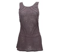 GURU SHOP Ethno Minikleid, Festival Goakleid mit Overlock - Braun, Damen, Size:XL