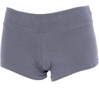 GURU SHOP Goa Pantys, Hotpants, Bikini Shorts - Taubenblau, Damen, Baumwolle, Size:L