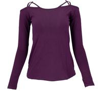 GURU SHOP Goa Shirt, Boho Shirt - Plum, Damen, Baumwolle, Size:L/XL