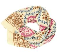 GURU SHOP Handbedrucktes Baumwolltuch, indischer Blockdruck Schal | 100 % Baumwolle, Unisex, traditioneller Blockdruck, vielseitig verwendbar, leicht zu reinigen