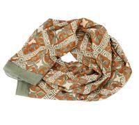 GURU SHOP Handbedrucktes Baumwolltuch, Indischer Blockdruck Schal - Modell 4, Herren/Damen, 180x52 cm