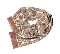 GURU SHOP Handbedrucktes Baumwolltuch, Indischer Blockdruck Schal - Modell 6, Herren/Damen, Baumwolle, 180x52 cm