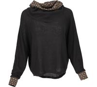 GURU SHOP Hoody, Sweatshirt, Pullover, Kapuzenpullover - Schwarz, Damen, Size:S/M