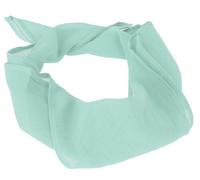 GURU SHOP Indisches Baumwolltuch, Quadratisches Baumwolltuch, Bandana 50x50 cm - Aqua, Herren/Damen, Baumwolle