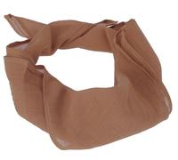 GURU SHOP Indisches Baumwolltuch, Quadratisches Baumwolltuch, Bandana 50x50 cm - Braun, Herren/Damen, Baumwolle