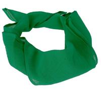 GURU SHOP Indisches Baumwolltuch, Quadratisches Baumwolltuch, Bandana 50x50 cm - Dunkelgrün, Herren/Damen, Baumwolle