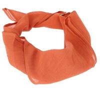 GURU SHOP Indisches Baumwolltuch, Quadratisches Baumwolltuch, Bandana 50x50 cm - Rostorannge, Herren/Damen, Baumwolle