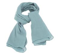 GURU SHOP Indisches Baumwolltuch, Schal, Leichter Baumwollschal 100x100 cm - Aqua, Herren/Damen, Baumwolle