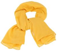 GURU SHOP Indisches Baumwolltuch, Schal, Leichter Baumwollschal 100x100 cm - Gelb, Herren/Damen, Baumwolle