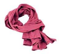 GURU SHOP Indisches Baumwolltuch, Schal, Leichter Musselin Baumwollschal 50x150 cm - Himbeerrot, Herren/Damen, Baumwolle