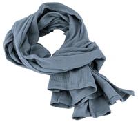 GURU SHOP Indisches Baumwolltuch, Schal, Leichter Musselin Baumwollschal 50x150 cm - Taubengrau, Herren/Damen, Baumwolle