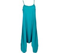 GURU SHOP Jumpsuit, Sommer Pluderhose Overall, Aladin Hosenkleid, Damen, Türkis, Synthetisch, Size:40