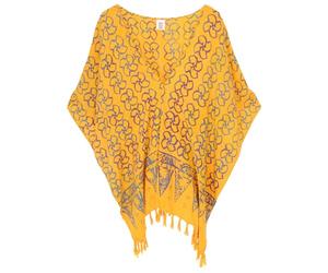 GURU SHOP Kurzer farbenfroher Sommer Kimono, Kaftan, Strandjacke, luftig | 100% Viskose, weit geschnitten, bequem, ideal für Strand und Freizeit, vielseitig kombinierbar.