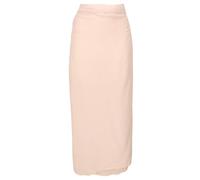 GURU SHOP Langer Wickelrock, Strandrock, Sommerrock - Hellrosa, Damen, Synthetisch