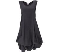 GURU SHOP Langes Wandelbares Sommerkleid, Boho Maxikleid - Schwarz, Damen, Size:L