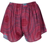 GURU SHOP Leichte Pantys, Print Shorts - Rot, Damen, Synthetisch