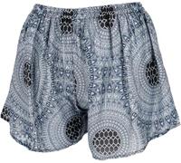 GURU SHOP Leichte Pantys, Print Shorts - Taubenblau, Damen