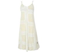 GURU SHOP Midikleid mit Patchworkdruck, Sommerkleid, Trägerkleid | Bequemes, locker fallendes Kleid, vorteilhafte Länge bis zur Wade, ideal für den Sommer, aus 100% Viskose.