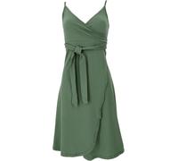 GURU SHOP Minikleid aus Bio-Baumwolle, Wickelkleid | Elegantes Wickelkleid, verstellbare Träger, schmeichelnde Passform, angenehme Bio-Baumwolle, ideal für warme Tage.
