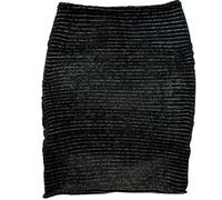 GURU SHOP Minirock, Boho Strickrock, Ethnorock - Schwarz, Damen