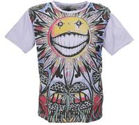 GURU SHOP Mirror T-Shirt - Happy Day/Flieder, Herren, Baumwolle, Size:M