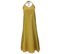 GURU SHOP Natürliches Boho Sommerkleid, Alternatives Neckholder Baumwollkleid - Massala, Damen, Size:M/L