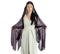 GURU SHOP Offener Cardigan mit Kapuze, Boho Long-Weste aus Baumwolle | Lange, ärmellose Weste, legerer Schnitt, praktische Taschen, strukturierte Verarbeitung, ideal für den natürlichen Look.