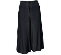 GURU SHOP Palazzohose, 7/8 Hosenrock, Boho Schlaghose, Sommerhose - Schwarz, Damen, Size:S/M