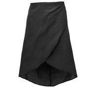 GURU SHOP Psytrance Goa Wickelrock, Minirock - Schwarz, Damen, Synthetisch