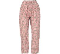GURU SHOP Schmale Hose, Bleistifthose, Seidig Schimmernde Sommerhose - Altrosa, Damen, Synthetisch, Size:M