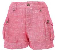 GURU SHOP Shorts Boho-chic, Kurze Khadi Hose - Rosarot, Damen, Size:M