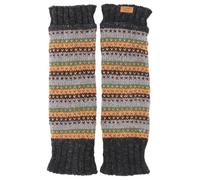 GURU SHOP Wollstulpen aus Nepal, Beinstulpen mit Muster - Grün, Herren/Damen