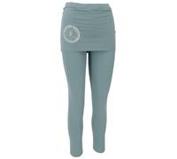 GURU SHOP Yoga-Hose, Leggings mit Minirock Bio BW Yogi - Aqua, Damen, Size:S